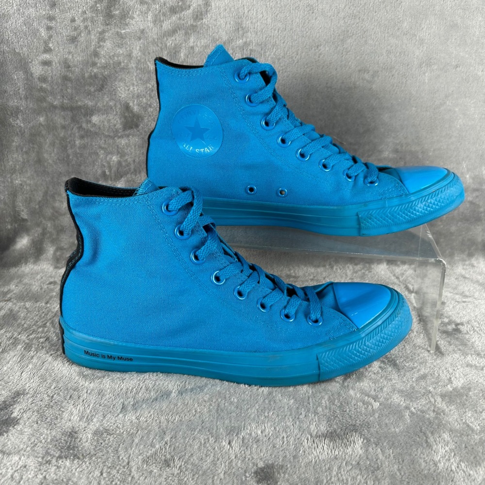 Converse O.P.I. Chuck Taylor All Star High Top Blue Sneakers Mens 7.5 Womens 9.5